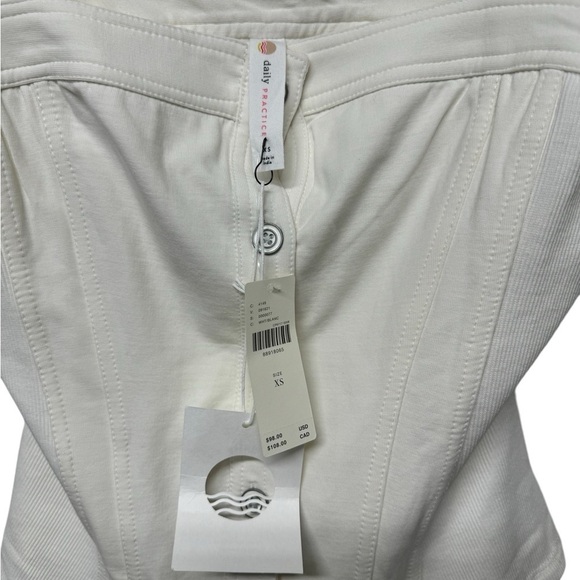 NWT Daily Practice by Anthropologie Sleeveless Pleated Mini Dress - Picture 6 of 8